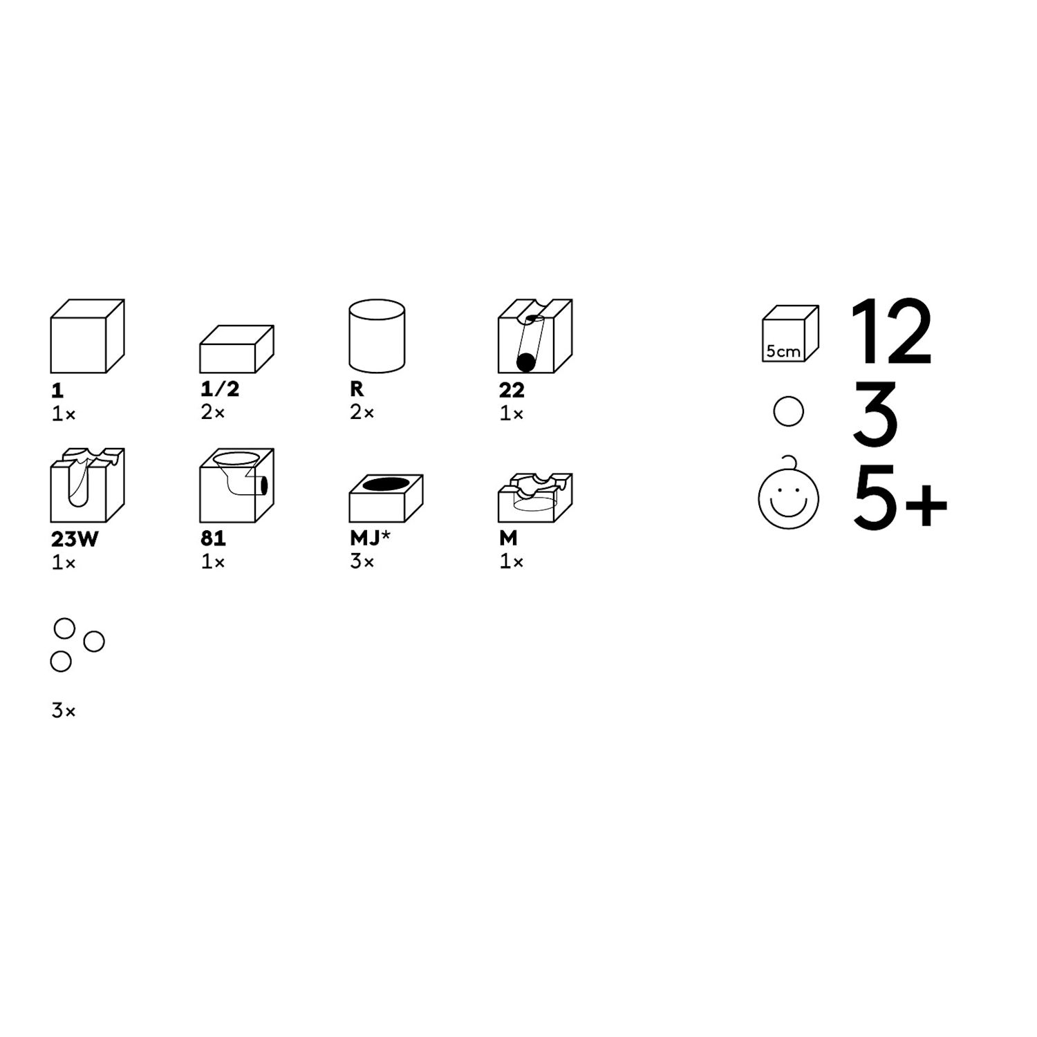 Cuboro JUMP 12 Elemente