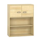 444.014.107K - Pureo Türenschrank unten offen, Furnier
mit 2 Einlegeböden
B 100 x H 125 x T 42 cm