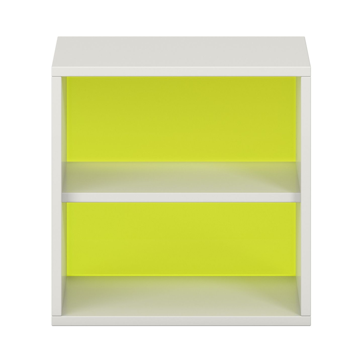 Pureo Regalschrank offen mit Acrylrückwand, Furnier, B  50 x H 50 x T 42 cm