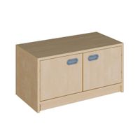 Doppeltürenschrank mit Sockel, B 78 x H 40 x T 40 cm