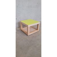 Garderobenbank-Innenecke in Birke, Sitzfläche Limonengras B 35 x H 26 x T 35 cm