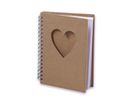 Notizbuch Herz, 15,5 x 11 cm