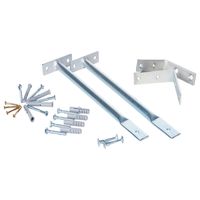 Wand- und Bodenbefestigungs- Set (Wandabstand 40 cm)