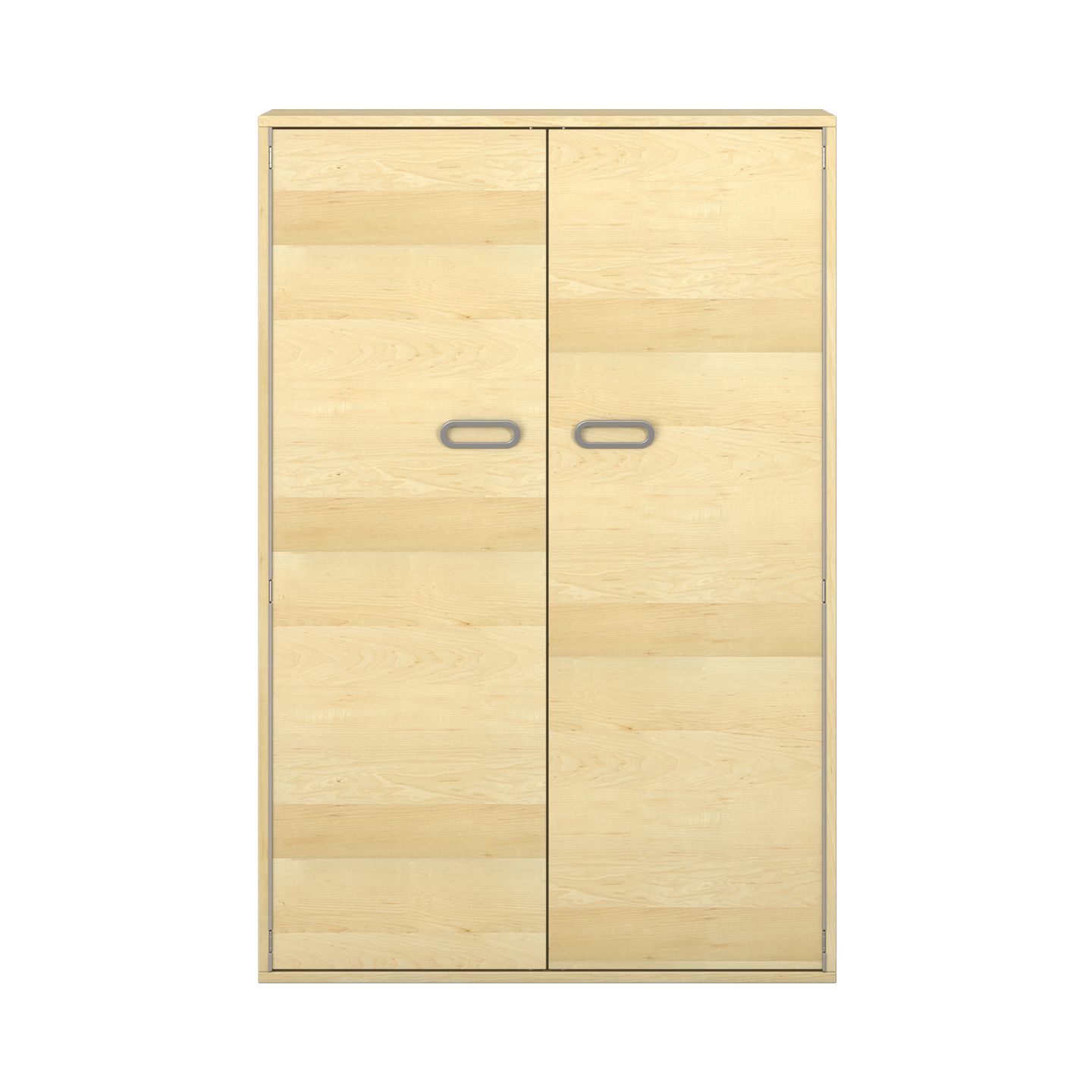 Pureo Doppeltürenschrank Furnier, B 100 x H 150 x T 42 cm