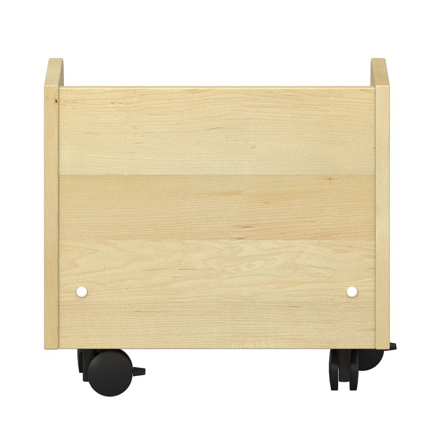 Pureo Rollkasten hoch Furnier, mit Acryleinsatz, B 45,8 x H 42,4 x T 30,5 cm