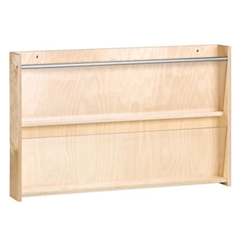 Wandbücherregal mit 2 Fächern