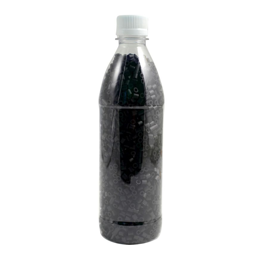 Bügelperlen schwarz, Flasche 3500 Stück
