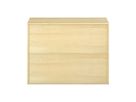 Pureo Doppeltürenschrank Furnier, B 100 x H 75 x T 60 cm