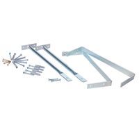 Wand- und Bodenbefestigunsset für Fussbodenheizung (Wandabstand 40 cm)