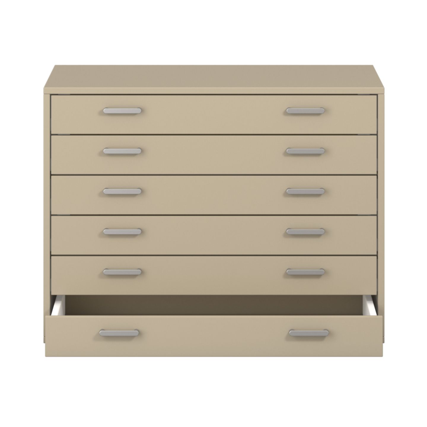 Pureo Papierschrank Dekor, mit 6 Schubkästen, B 100 x H 75 x T 60 cm