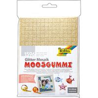 Moosgummi-Mosaik, Glitter