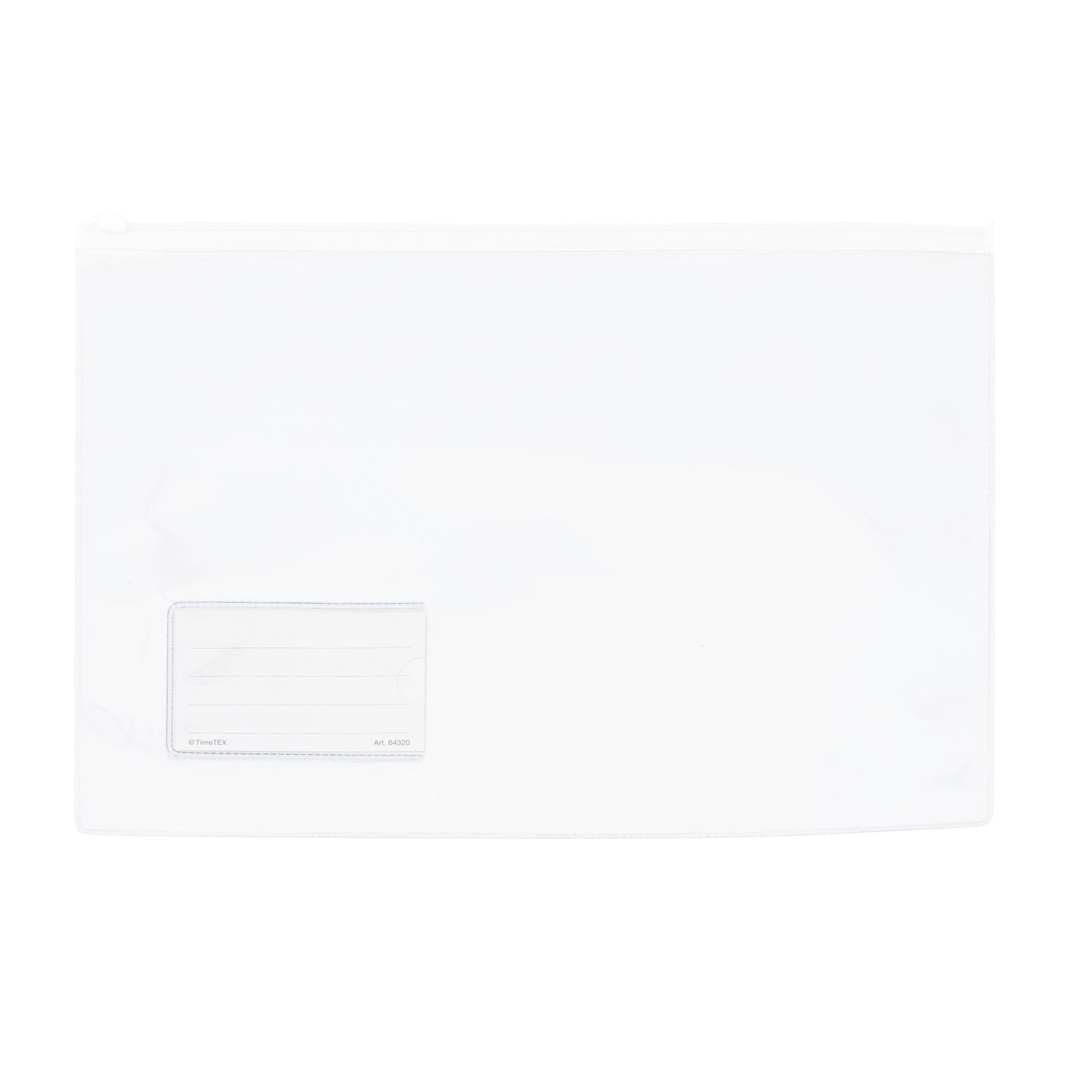 Set Utensilien-Taschen A4 transparent, 5 Stück