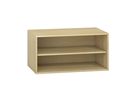 Pureo Regalschrank offen Furnier, B  100 x H 50 x T 60 cm