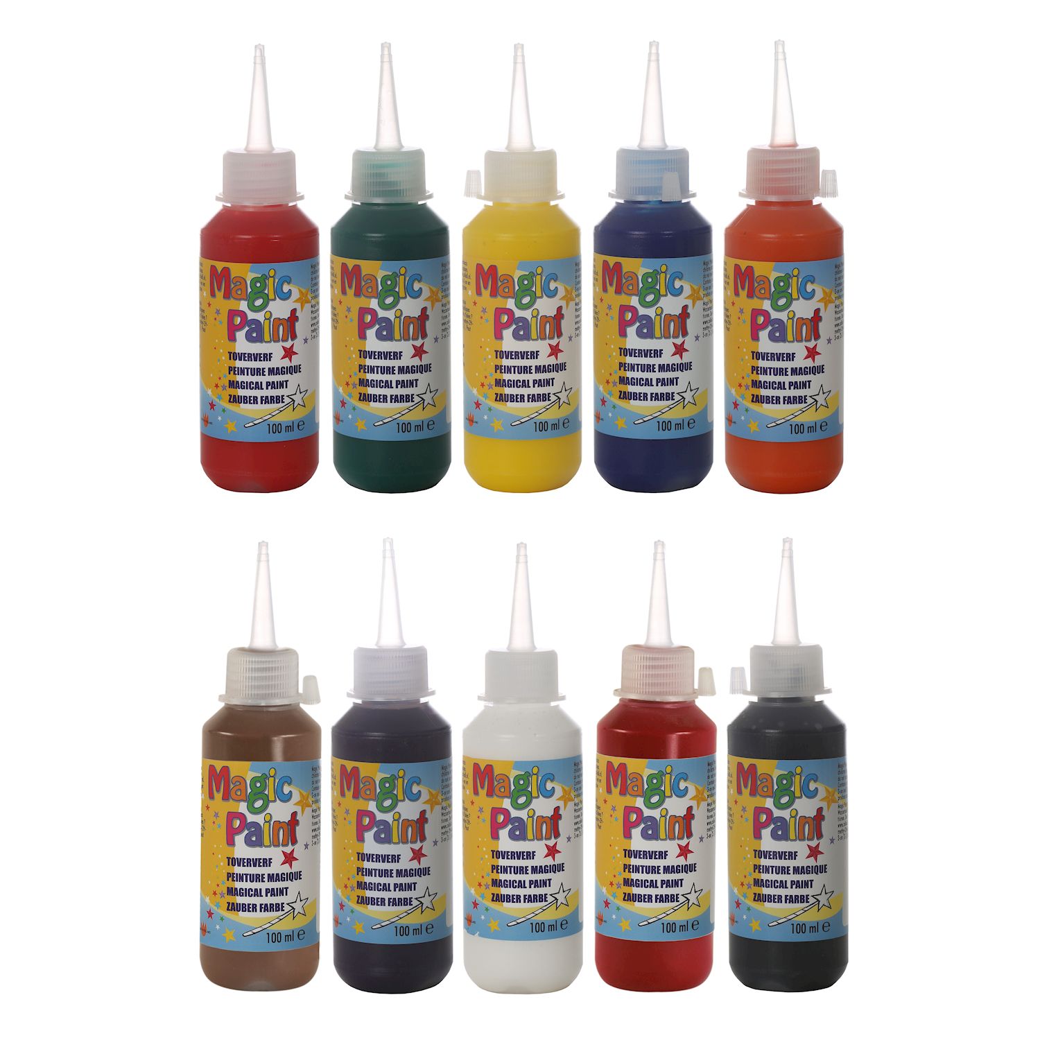Magic Paint Set 10 Flaschen