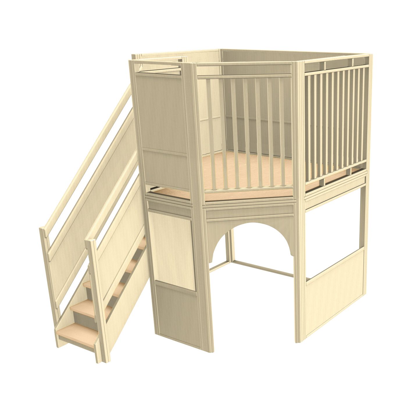 Haus Dachgarten gemino, Treppe links