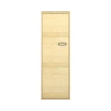 444.012.096K - Pureo Türenschrank, Griff rechts, Scharnier links, Furnier mit 3 Einlegeböden B 50 x H 150 x T 60 cm