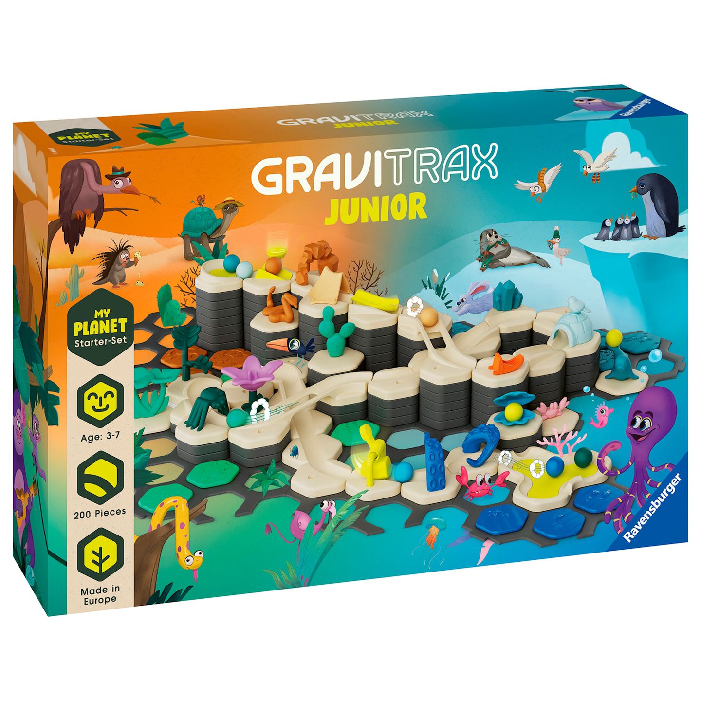 GraviTrax Junior Starter-Set XXL Planet, 200 Teile