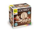 Geschirrset natur, 16 Teile