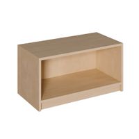 Regal mit Sockel, ohne Einlegeboden, B 102 x H 40 x T 40 cm