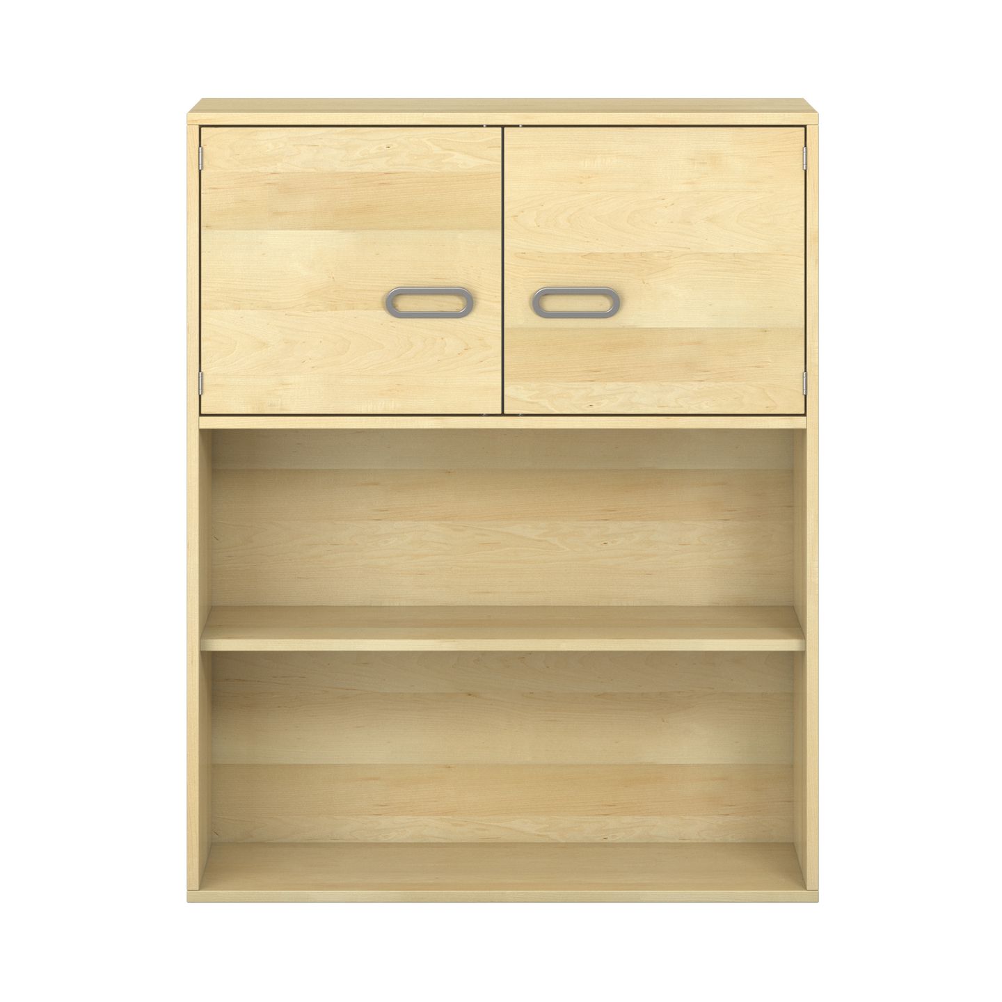 Pureo Türenschrank unten offen, Furnier
mit 2 Einlegeböden
B 100 x H 125 x T 42 cm