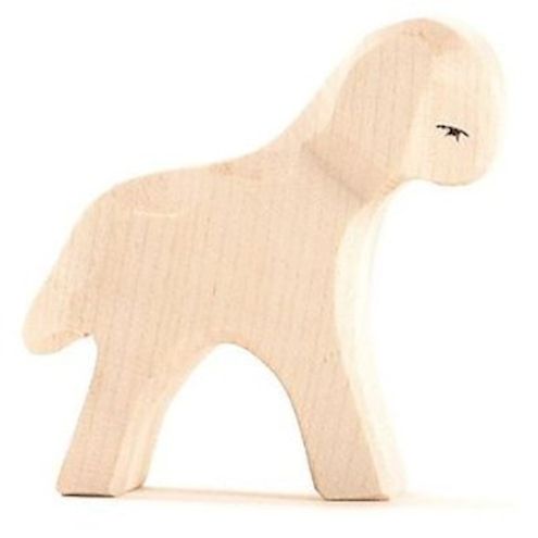 Lamm stehend Holz