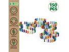 Biobuddi Domino 150 Stk. und 10 Figuren