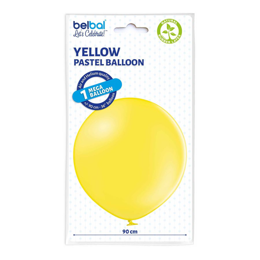 Riesenrundballon gelb Ø 90 cm