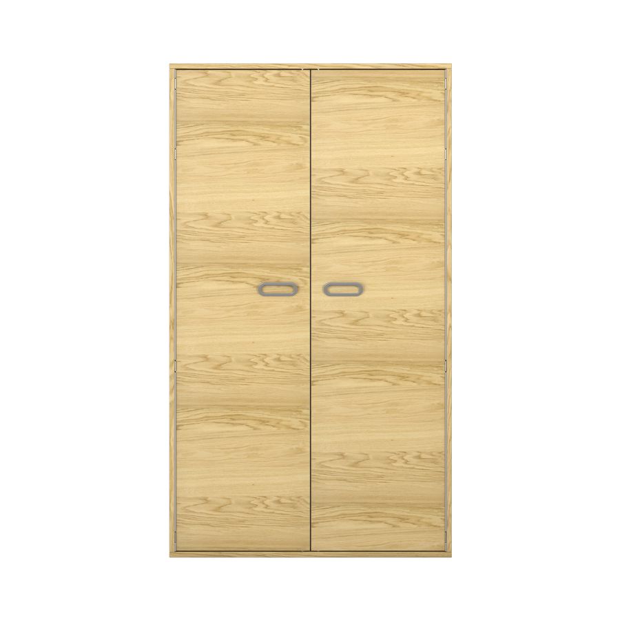 Pureo Doppeltürenschrank, Furnier
mit 2 Einlegeböden
B 100 x H 175 x T 42 cm