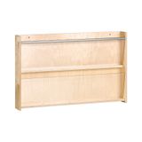 444.013.993K - Wandbücherregal mit 2 Fächer, B 100 x H 50 x T 12,5 cm