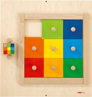 Wandplatte Bunte Quadrate, L 40,6 x B 43,2 cm