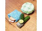 Patchwork-Stoff blau 45 x 55 cm, 4 Muster