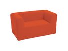 Kindergarten-Sofa 2-Sitzer mit Stoffbezug, Sitzhöhe 30 cm