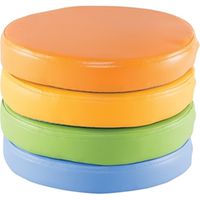 Sitzkissen-Set, 4 Stück, Ø 28,5 cm, Höhe 5 cm