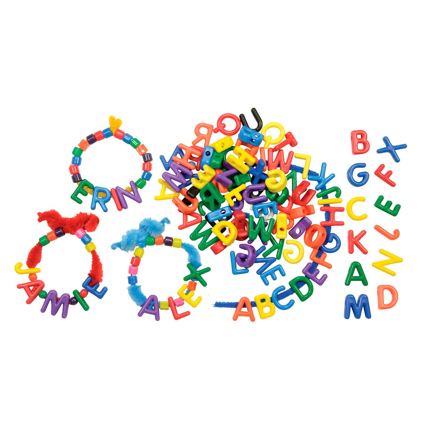 Buchstabenperlen, 288 Perlen