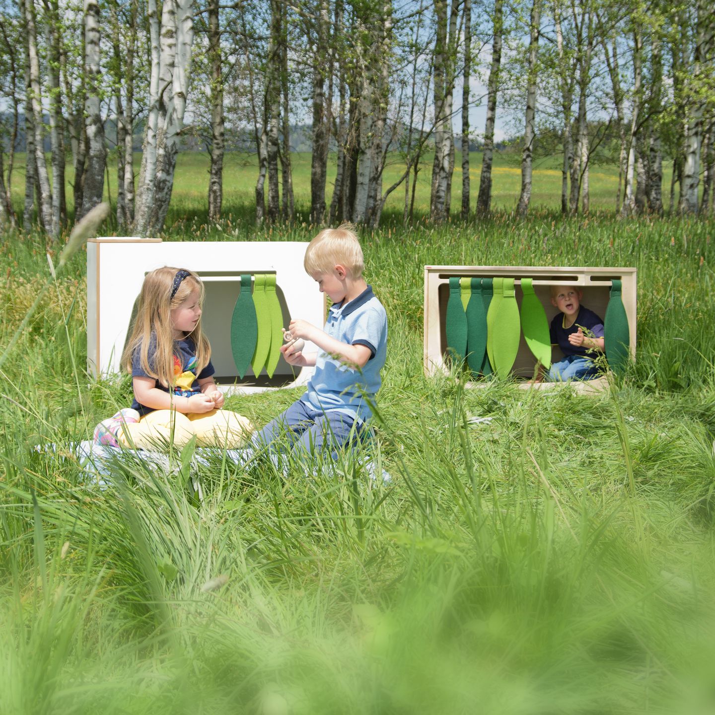 einBaum Rückzug-Höhlenschrank, Birke furniert