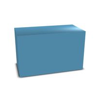 Sitzelement Rechteck mit Kunstlederbezug, B 70 x SH 43 x T 35 cm