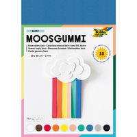 Moosgummiplatten 40 x 29 cm 10 Farben