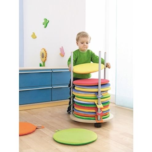 Sitzkissen-Rondell-Set mit 28 Sitzkissen
