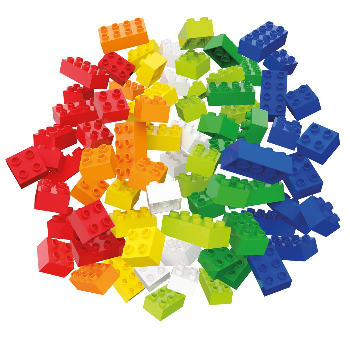 Hubelino KIGA-Set Steine 550 Steine bunt gemischt