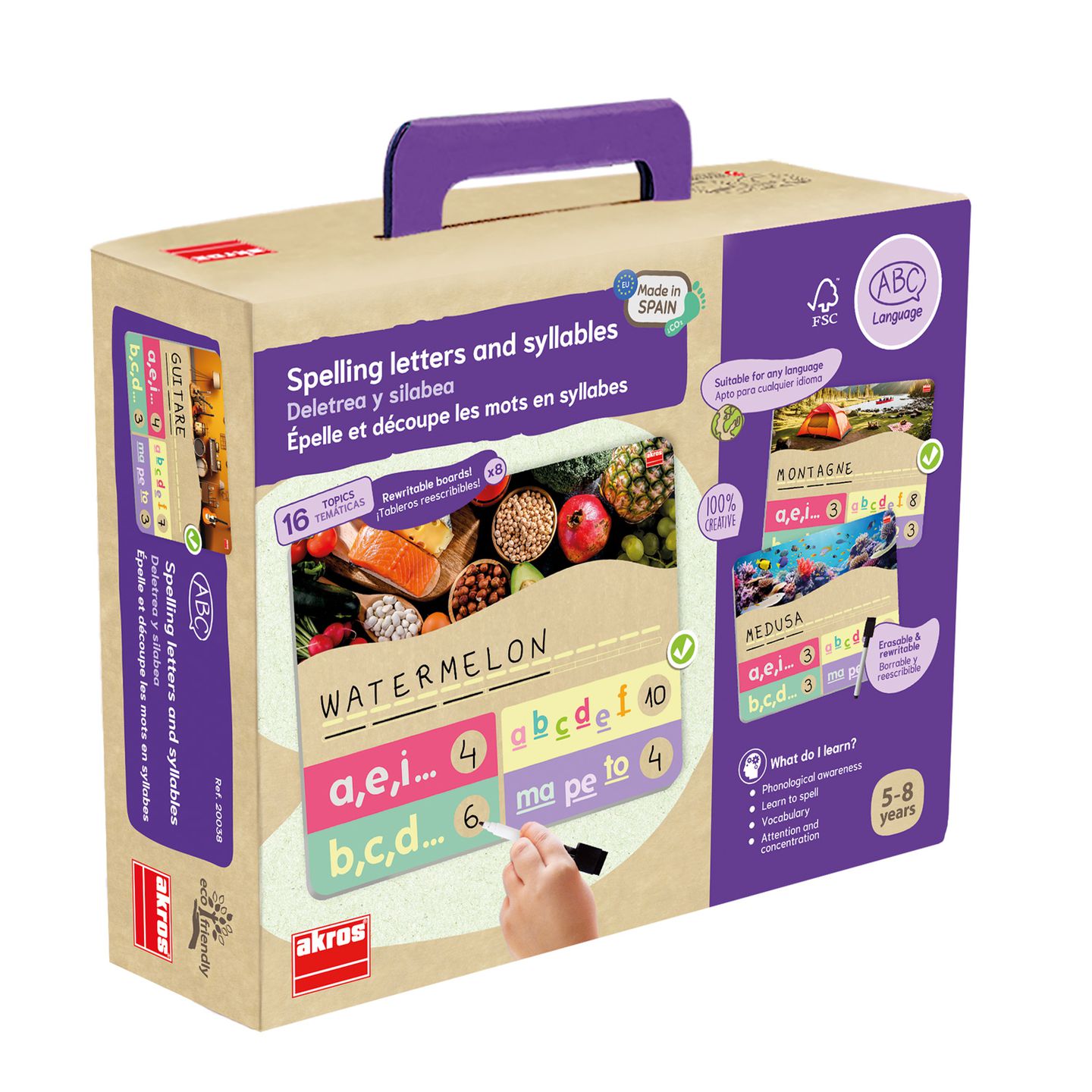 Buchstabieren und Silben bilden