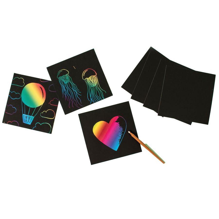 Kratzbilder 15 x 15 cm 100 Stk.