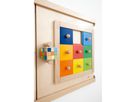 Sinnesplatte Bunte Quadrate