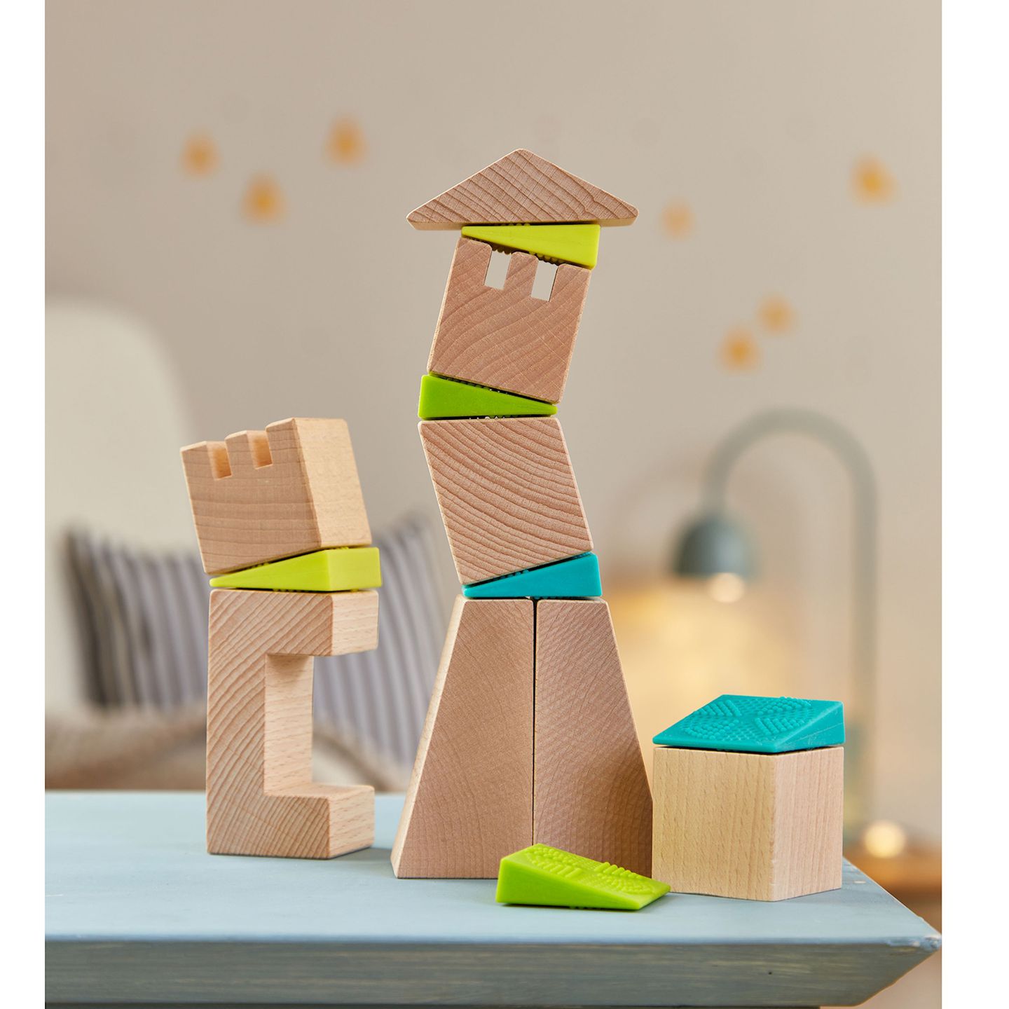 3D-Legespiel Schiefe Türme