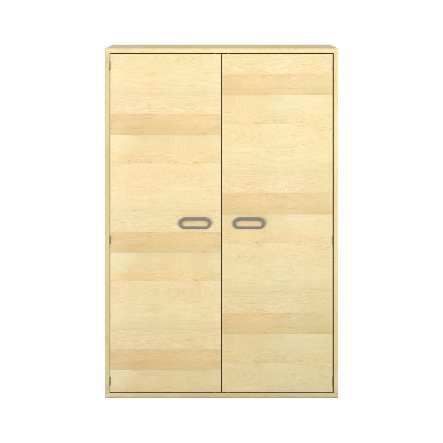 Pureo Puzzleschrank mit Doppeltüren Furnier, B 100 x H 150 x T 60 cm