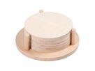 Untersetzer Holz rund, 6 Stk.