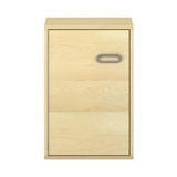 444.011.999K - Pureo Türenschrank, Griff rechts, Scharnier links, Furnier mit 1 Einlegeboden B 50 x H 75 x T 42 cm