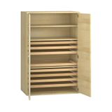 444.012.090K - Pureo Puzzleschrank mit Doppeltüren Furnier, B 100 x H 150 x T 60 cm