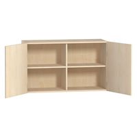 Doppeltüren-Aufsatzschrank Variado, mit Mittelwand, 2 Einlegeböden, B 80 x H 73,6 x T 45,5 cm