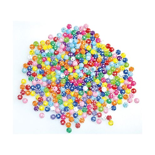 Kunststoffperlen Glitzer ca. 1000 Stück