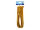 Pfeifenputzer gold, 10 Stk. à 50 cm
